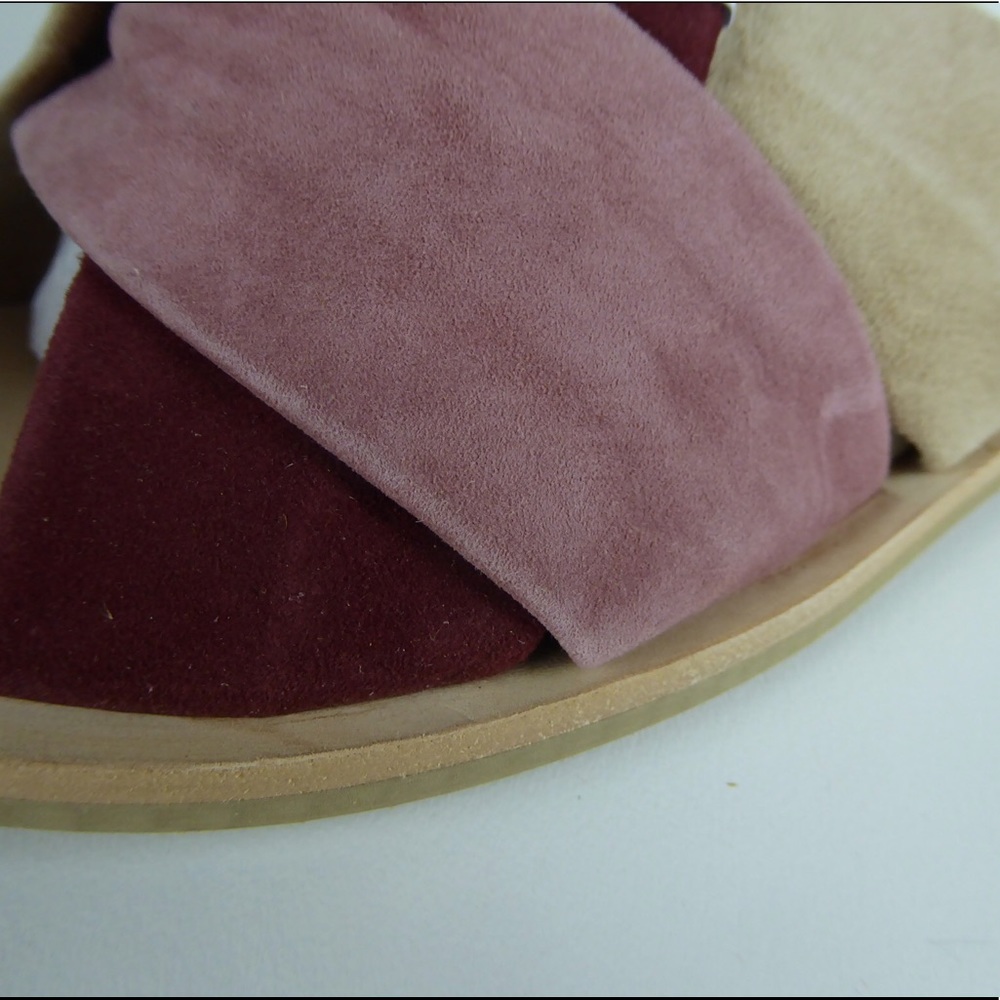 Free People Rio Vista Suede Leather Slide Sandals - Picture 6 of 6